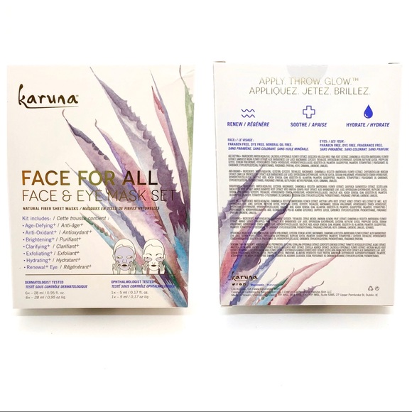 Karuna Face and Eye mask set